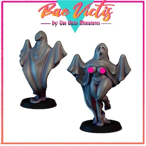Playful Ghost with a Cheeky Twist DnD Naughty Ghost Miniature Gift for DM Dungeons and Dragons 28mm/32mm or 75mm RPG Funny gift Bae Victis