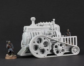 Support Steam Engine Train Miniature 28mm/32mm for Dioramas Tabletop RPG Games Fantasy Miniatures Railway miniature