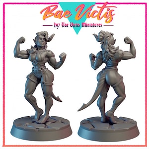 Tiefling Demon Figurine for DnD Dungeons and Dragons 28mm/32mm Fantasy Devil Miniature Perfect DM Gift and TTRPG Accessory or collectable