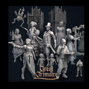 Great Grimoire - DnD, Dungeons and Dragons, Tabletop RPG, Fantasy Games, 28mm or 32mm Scale Miniatures