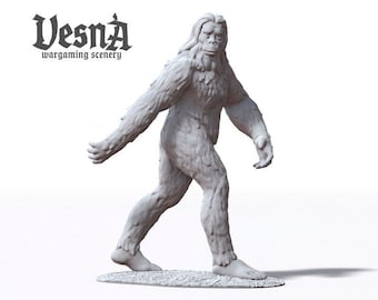 Bigfoot Sasquatch Miniature DnD Dungeons and Dragons DnD Scatter Terrain 28mm/32mm Wild Animal Fantasy Miniature SASQUATCH!! - VS