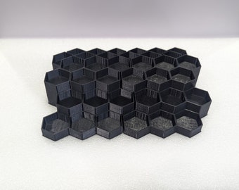3D Printed Paint Rack Organizer 9 Slot Sections for Vallejo & Army Painter Ideal for DnD Painters and Craft Organization Storage