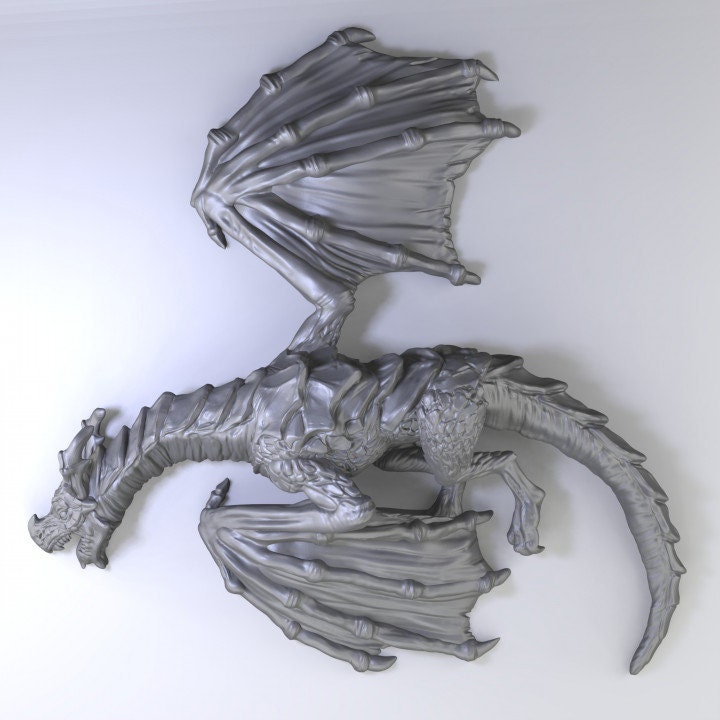 Dragon Corpse Miniature for Dnd Dungeons and Dragons Tabletop RPG ...