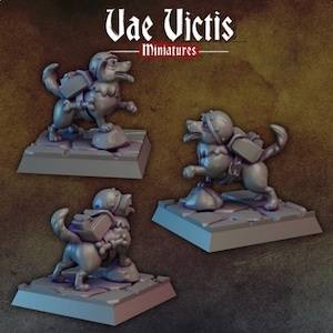 Adventurer dog DnD Dungeons and Dragons 28mm/32mm TTRPG Wargame Companion DnD5e fantasy rpg dog miniature for painting Cute Dog Miniature