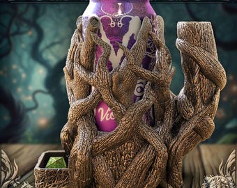 Tree Tankard Dice  Tower and Can Holder 3D Printed DnD Dice Roller, RPG Gift for Tabletop Players and Dungeons and Dragons, FatesEnd
