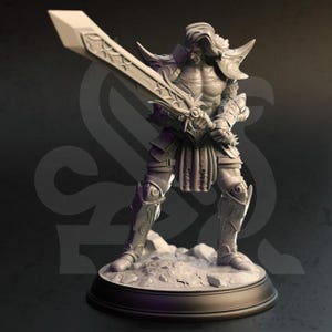 Arcane Infused Barbarian miniature Dungeons and Dragons 28mm/32mm/38mm Mini RPG Tabletop Miniature DnD Painting Pathfinder 5e DnD Charys DmS