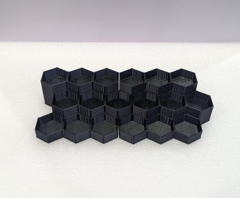 3D Printed Paint Rack Organizer 9 Slot Sections for Vallejo & Army ...