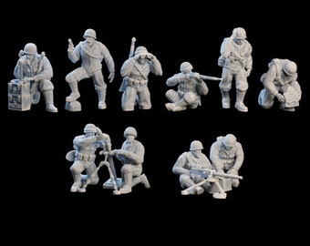 【中古】アメリカ陸軍 空防 砲兵 チャレンジ 第二次世界大戦 アメリカ空挺部隊セット3 1:72 & 28 mm - Etsy 日本