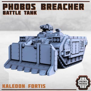 Tank Miniature Scifi Miniatures Wargaming Vehicles 28mm and 32mm Heroic Scale Sci-Fi Wargaming Tank Model