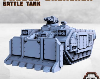 Tank Miniature Scifi Miniatures Wargaming Vehicles 28mm and 32mm Heroic Scale Sci-Fi Wargaming Tank Model