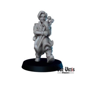 Forge Apprentice DnD Dungeons and Dragons 28mm/32mm TTRPG Fantasy Roleplaying 5e Miniatures for painting DnD Mini NPC