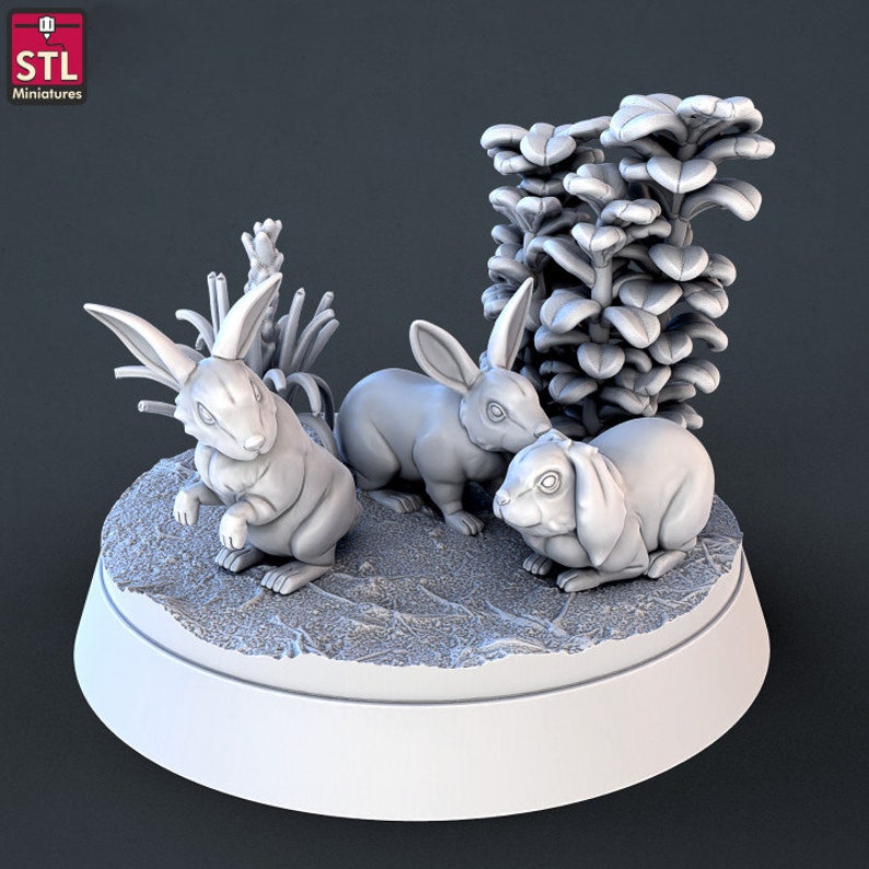 Farm Animals Dnd Dungeons and Dragons 28mm/32mm Wargame Scatter Terrain ...