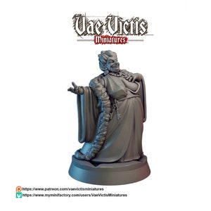 Madame Ursula miniatuur voor DnD en Pathfinder 28 mm/32 mm Gnoll Warband-personage NPC Fantasy RPG-figuur stedelingen