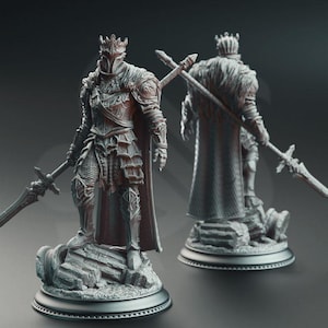 Slayer Knight Miniature Dungeons and Dragons 28mm/32mm/38mm Mini RPG Tabletop Miniature DnD Painting Paladin NPC 5e DnD Orsinius - DmS