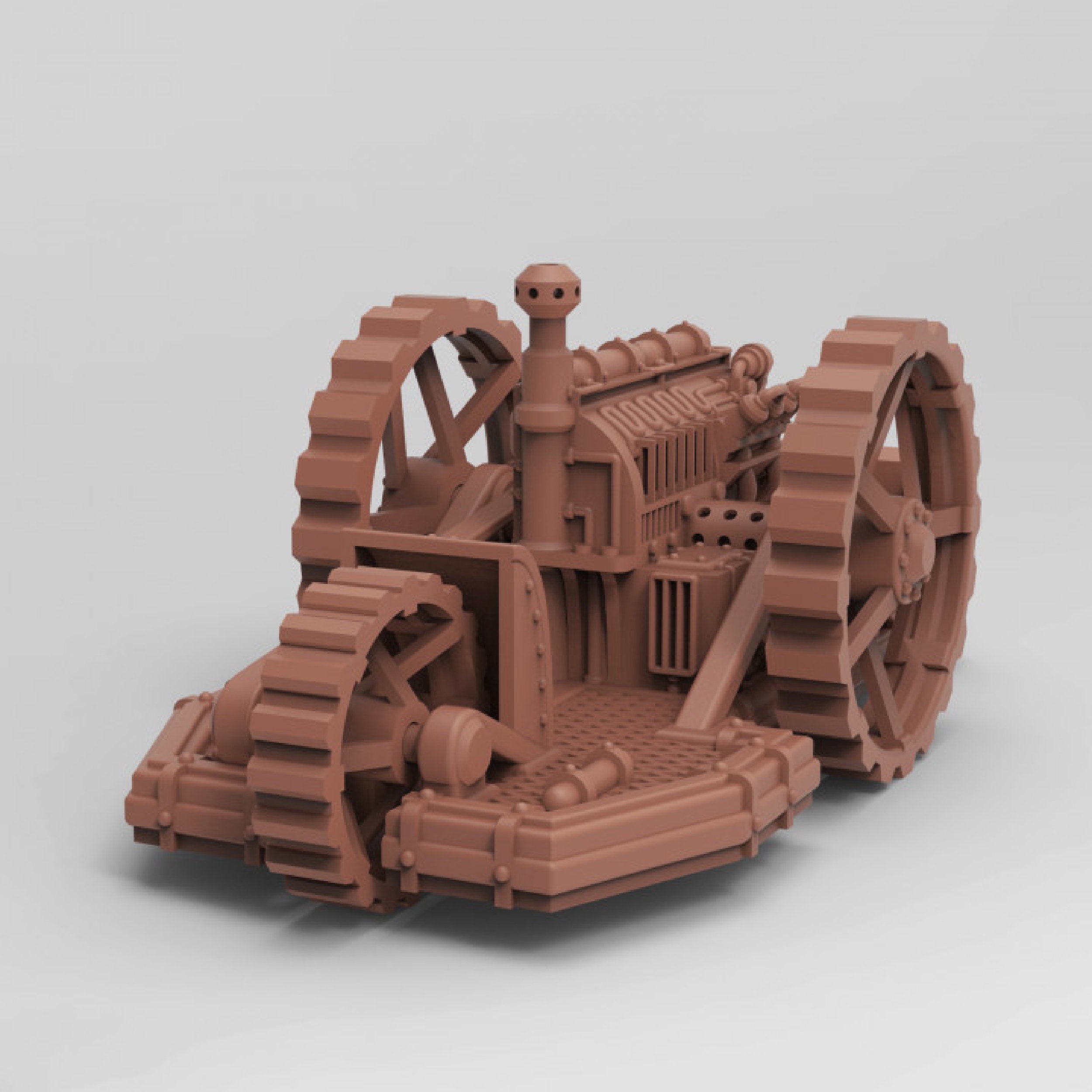 Dozer Engine, 28mm 32mm Scifi Industrial Vehicles Miniature Terrain for ...