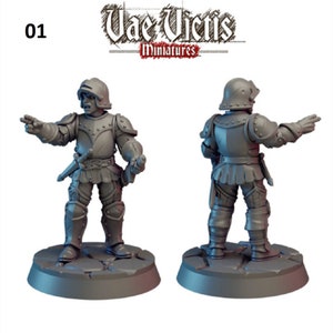 Guards Miniature, Dnd, Dungeons and Dragons, D&amp;D, Fantasy, Scatter Scenery, Warhammer or ...