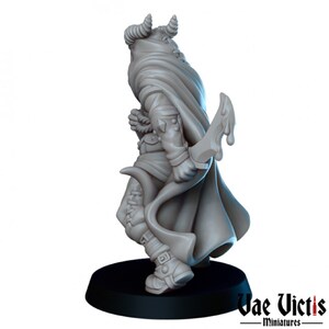 Figurine Elfe Assassin Pour DnD - Échelle 32 Mm, Maître Assassin Rogue, Fantasy, Impression 3D