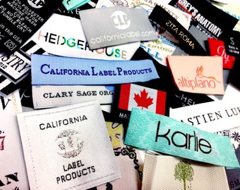 1000 Pcs Computerized Woven Labels | Free Delivery | Lowest Price | Custom Branding Neck Label | Heat Transfer Labels