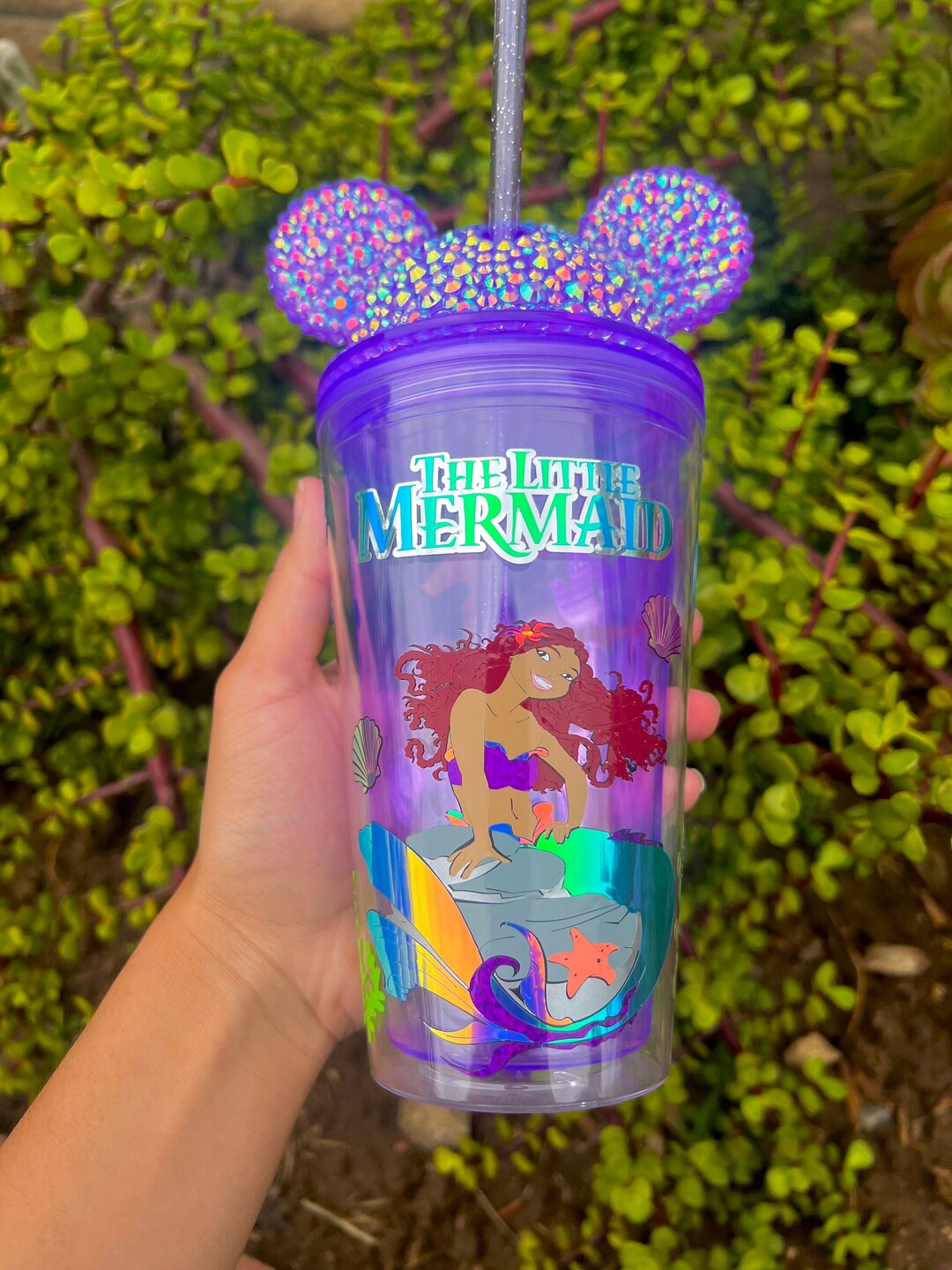 New Ariel Cup the Little Mermaid Cup Ariel 2023 Disney Etsy