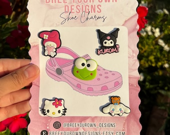 Sanrio Charms Shoe Charms Crocs Hello Kitty Kawaii 