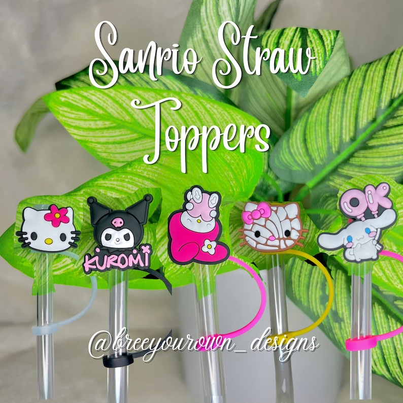 Straw Toppers fits Stanley Straw Fast Shipping Sanrio Etsy