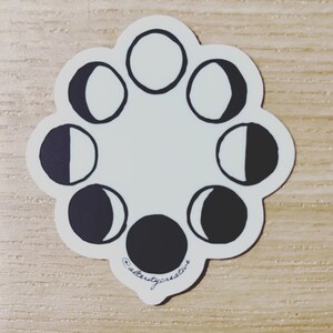 Moon Phases Sticker