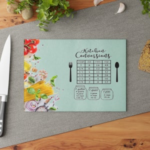 Kitchen Conversions Tempered Glass Cutting Board: Functional Home Decor