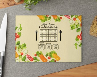 Kitchen Conversions Tempered Glass Cutting Board: Functional Home Decor