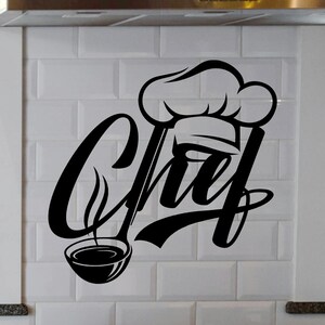 Chef Metal Wall Art with LED: Kitchen Decor Sign