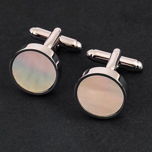 Personalized Cufflinks: Engravable Initials, Classic Design