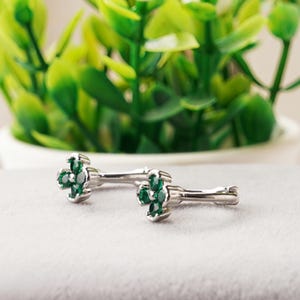 Purchase Cartilage Earrings With Flowers And Leaves, Modern Popular Flower And Leaf Earrings, Pierced Easy Earrings For Both Men And Women
