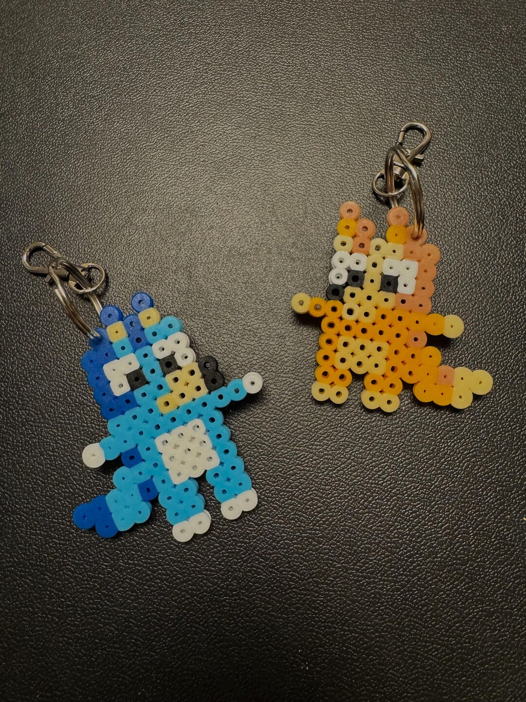 Bluey & Bingo Bead Keychains - Etsy