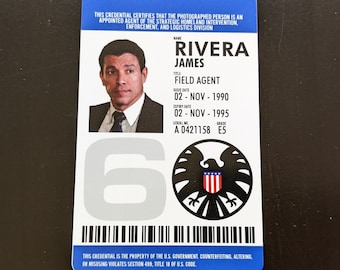 S.H.I.E.L.D. (1990's) ID Card - Screen Accurate Agents of Shield Prop