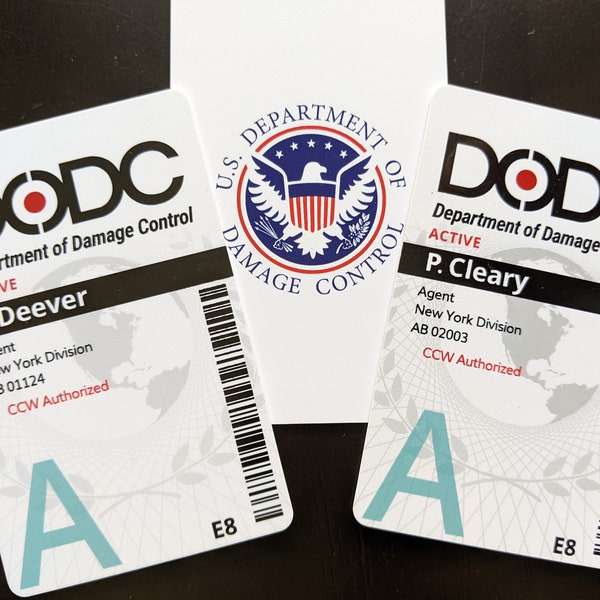 Department of Damage Control (DODC) ID Card - Screen Accurate MCU Prop