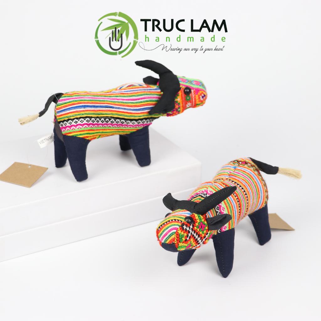 HOMEMADE.by.ILEUM様　2点まとめ商品 Handmade Brocade Stuffed Animals Hand-draw Beewax Patterns