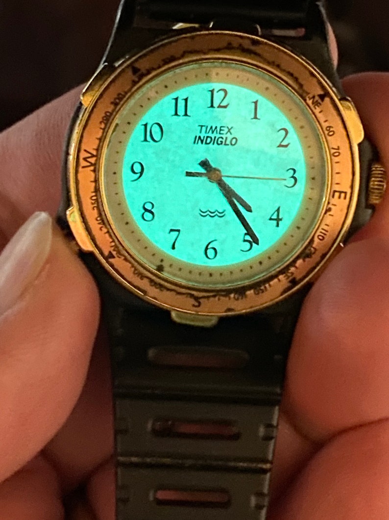 Vintage Timex Indiglo Etsy