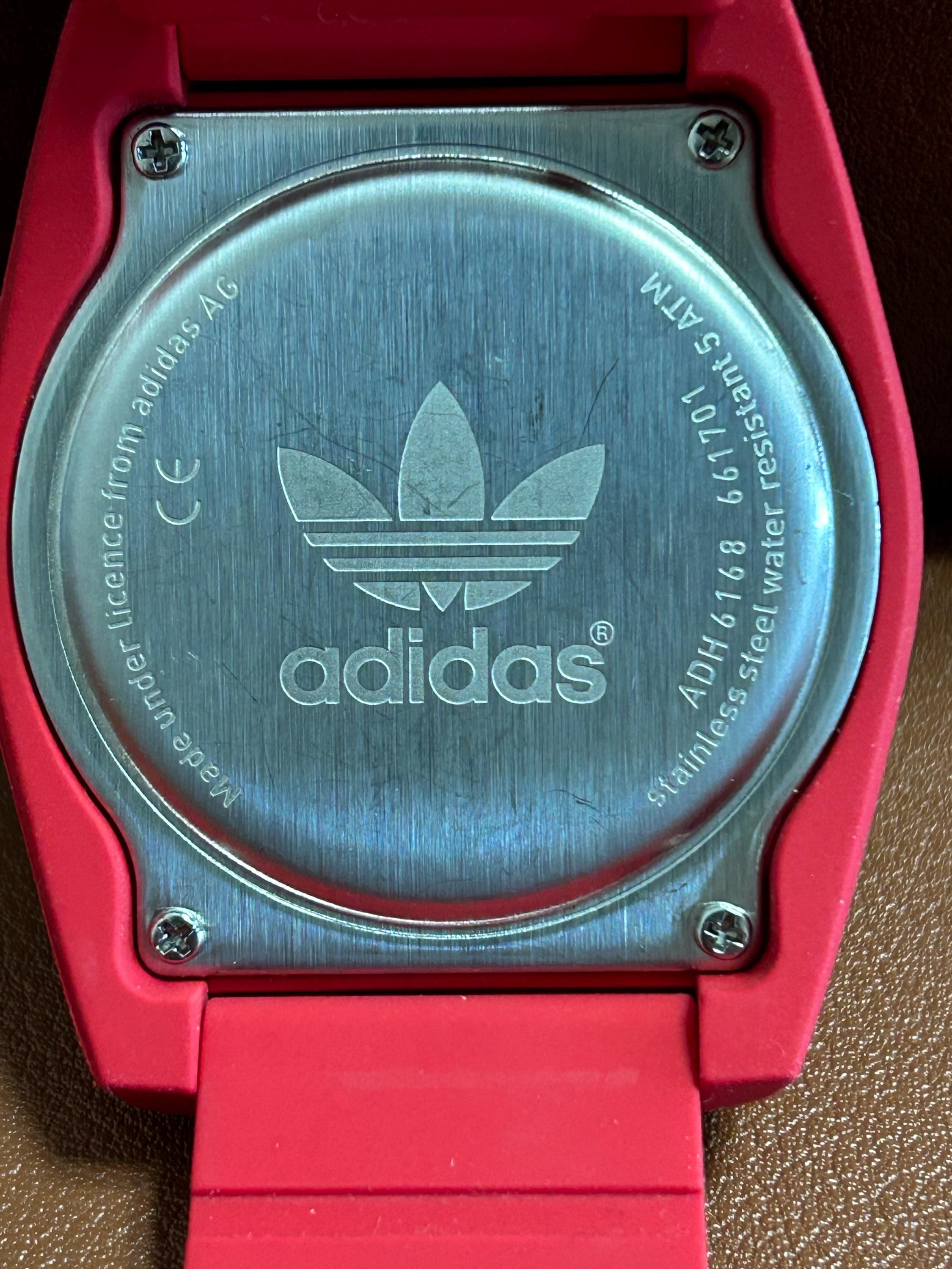 Adidas ADH6168 Quartz Watch Unisex Red Analog - Etsy