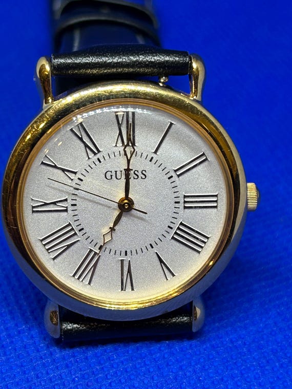Guess Dress Watch: Preowned, New Band & Battery - Etsy