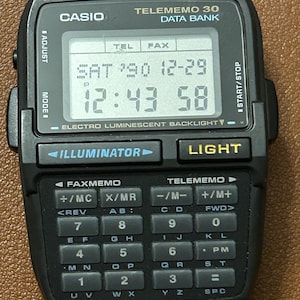 Casio Telememo 30 Data Bank Watch