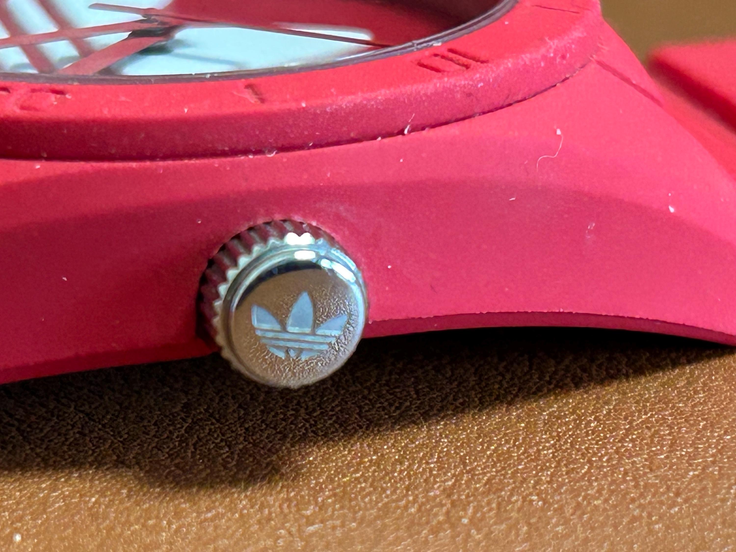 Adidas ADH6168 Quartz Watch Unisex Red Analog - Etsy
