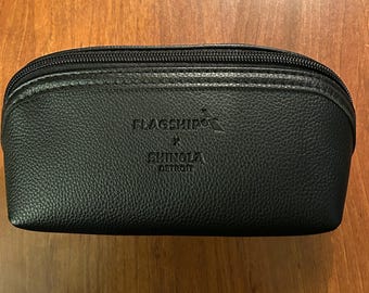 American Fluglinies Flaggschiff durch SHINOLA Detroit schwarze Amenity Kit Tasche (leer)