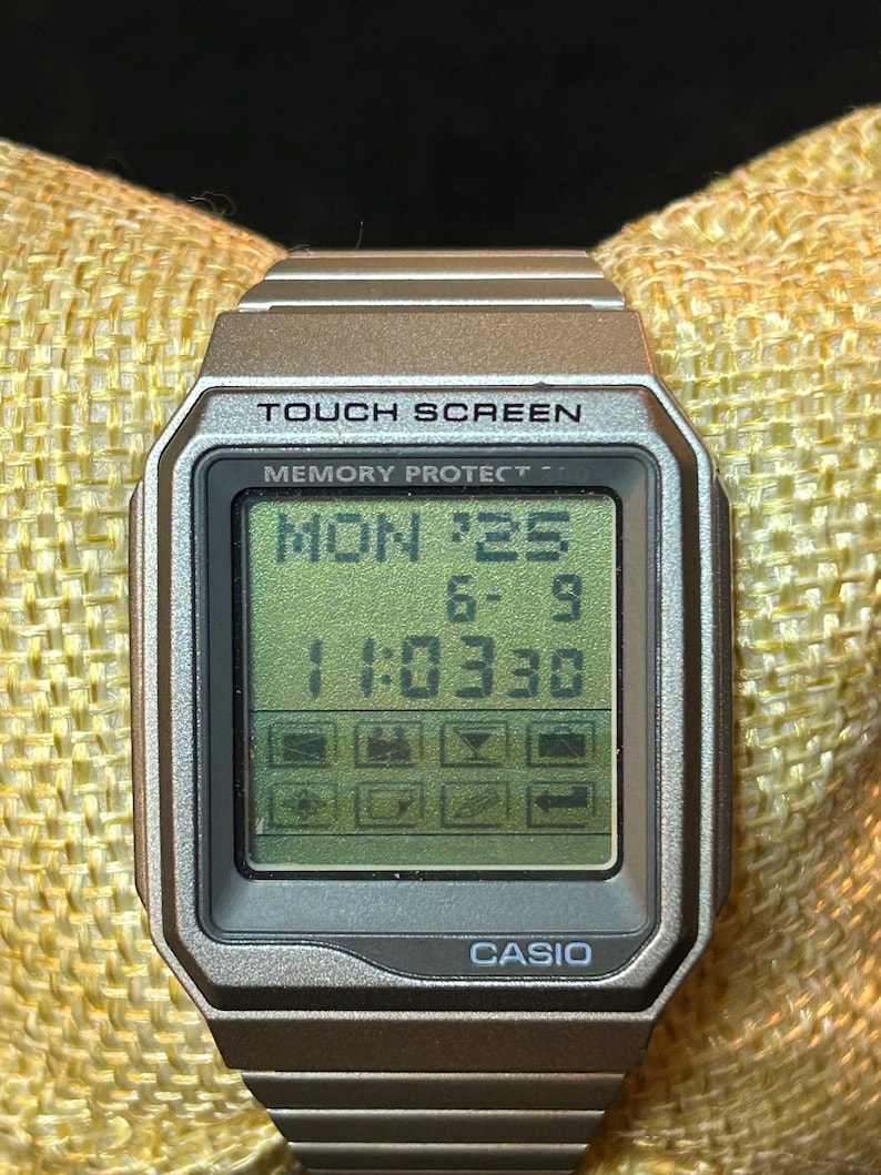 Casio VDB-200 Memory Protect Digital Watch. - Etsy