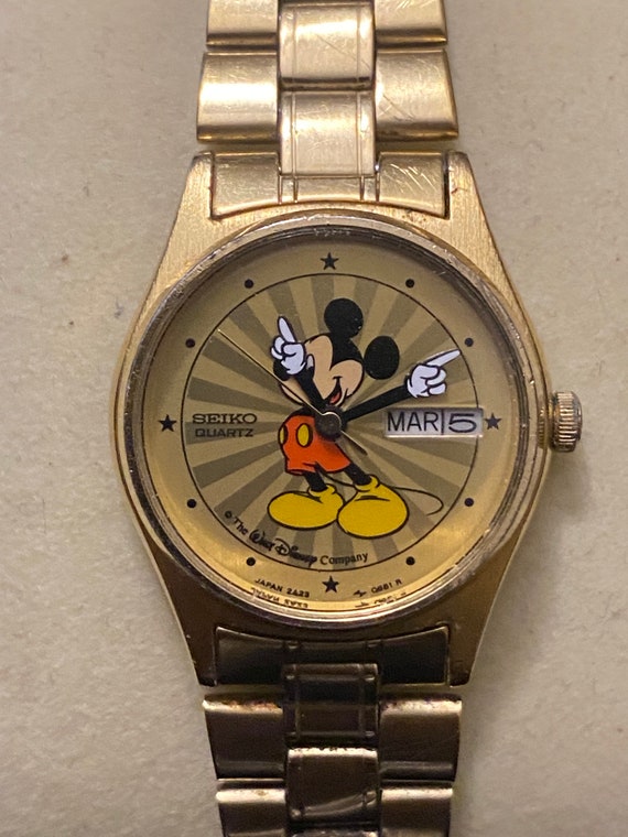 Vintage Woman’s Seiko Mickey Mouse Watch
