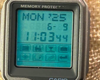 Casio VDB-200 Memory Protect Digital Watch. - Etsy