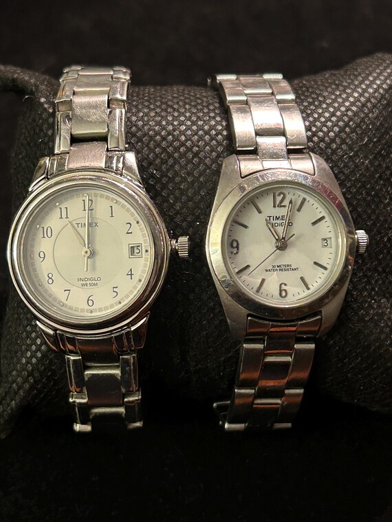 Vintage Timex Indiglo Watch Bundle, Small Wrist Fit - Etsy  display picture 1