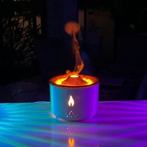 Mushroom Cloud Light, Diffuser, Humidifier, Cool Light, Essential Oils, Cool Lamp, Volcano
