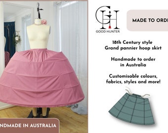 18th century style Grand Pannier hoop skirt