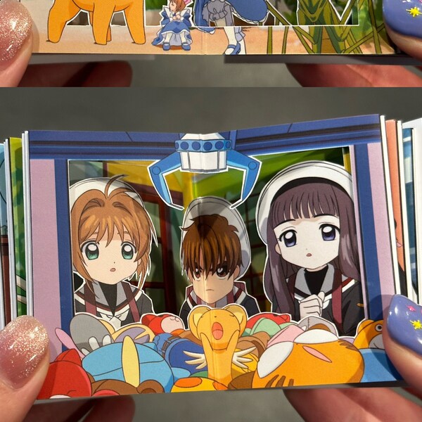 Cardcaptor Sakura pop-up book 3D book kit collectible Toy Gift Anime Clamp
