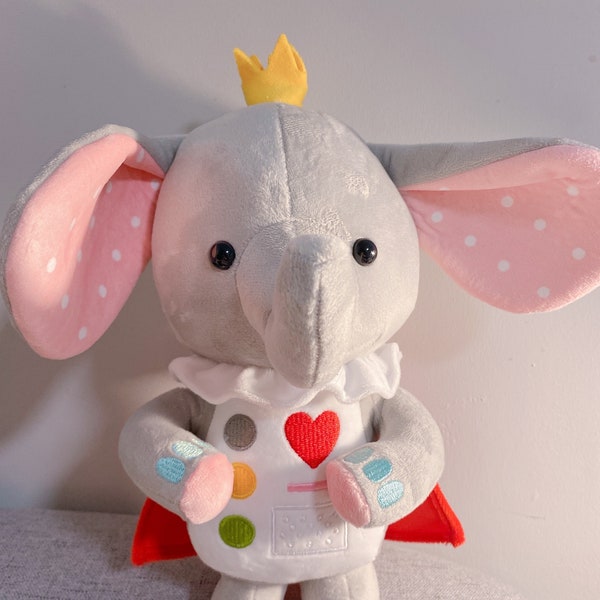 Cutie l'éléphant, il faut deux poupées en peluche artisanales faites à la main, cadeau