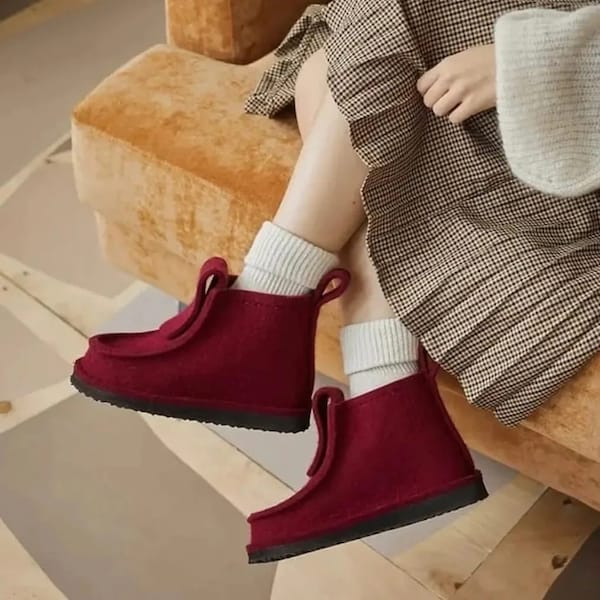 Handmade Felt Boots - Etsy